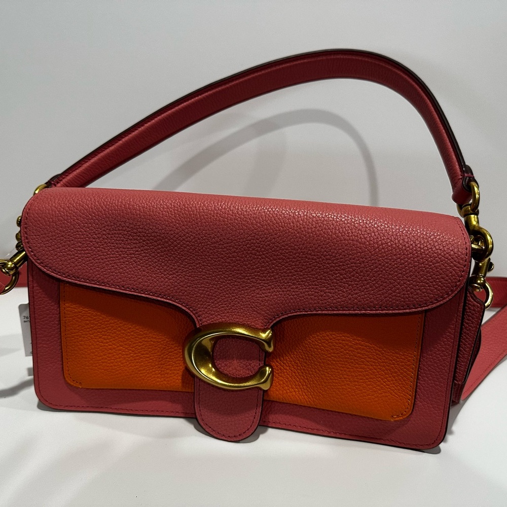 Coach Tabby Shoulder Bag B4 Taffy & Orange Multi 76105  B4SB4  NWT